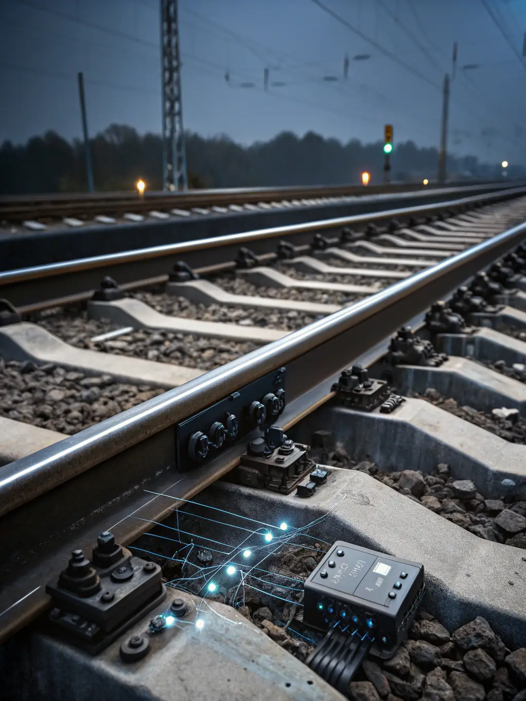 An image showcasing Akshayaguna Technologies' involvement in a railway project, emphasizing their experience in the transportation sector.